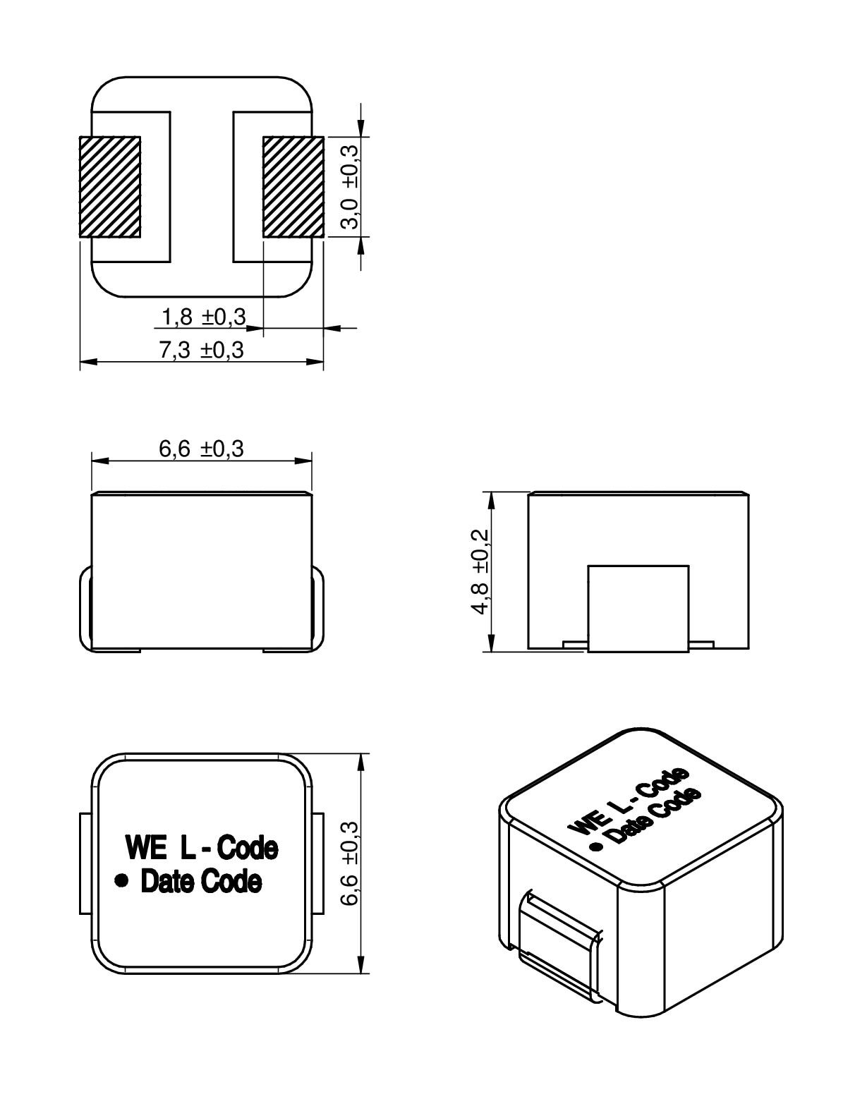 WE LHMI SMT Power Inductor Passive Components W rth Elektronik